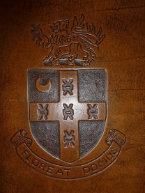 Earthworks Journals, Heraldic Coat of Arms on Leather Journal